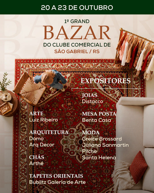 1º GRAND BAZAR DO CLUBE COMERCIAL DE SÃO GABRIEL