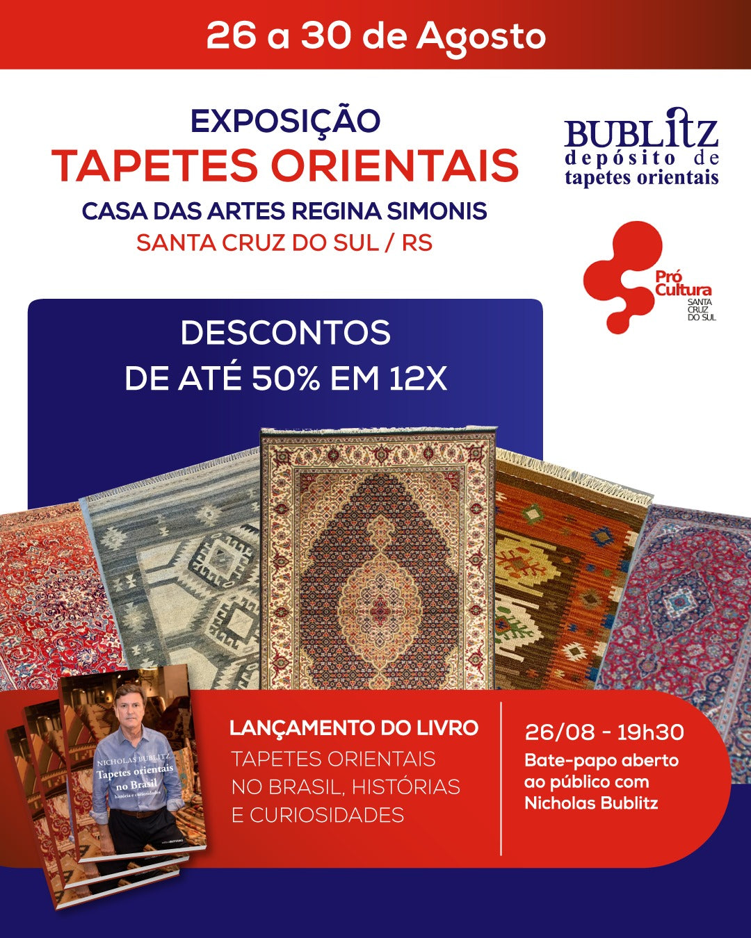 Exposição Tapetes Orientais em Santa Cruz do Sul