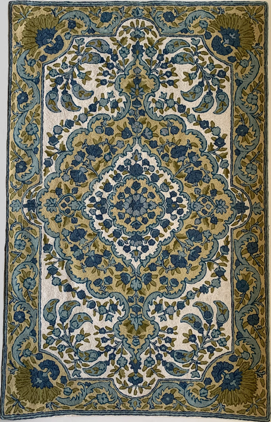 77558 Tapete Chain Stich  1,42X0,90=1,28