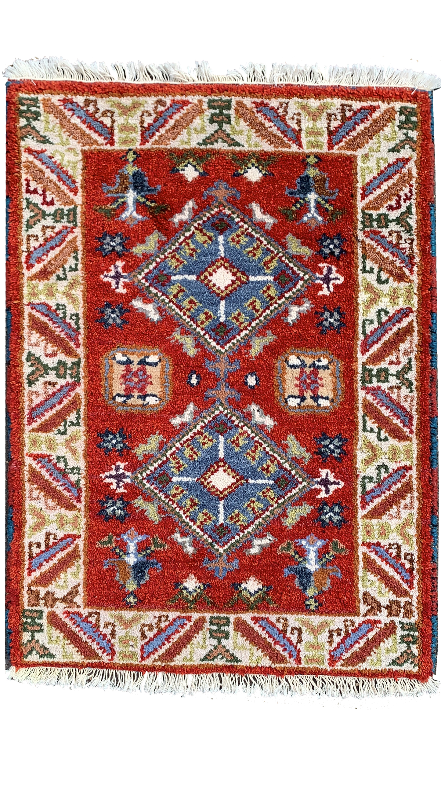 83009 Tapete Kazak - Indiano 0,89 X 0,62 = 0,55