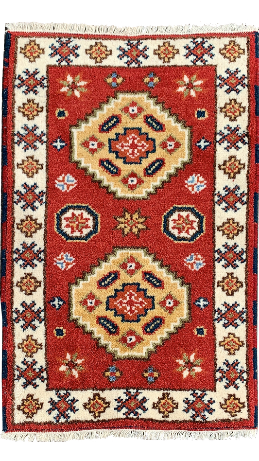 85381 Tapete Kazak - Indiano 0,61 X 0,90 = 0,55